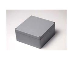 BPG08Exe.Box2.34467A Abtech  GRP enclosure BPG 8 EXe 160 x160 x90mm IP66&amp;IP67 Side C: 12,5 x 2 + 25,5  x 2